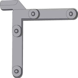 TILT KEY<br>DIE CAST<br> NON HANDED<br>10 PACK #3749