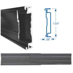 SLIDING PATIO<br>SCREEN DOOR<br>PUSH BAR<br>ALUMINUM 1 PACK