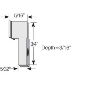 CORNER KEY<br>NYLON<br>NON HANDED